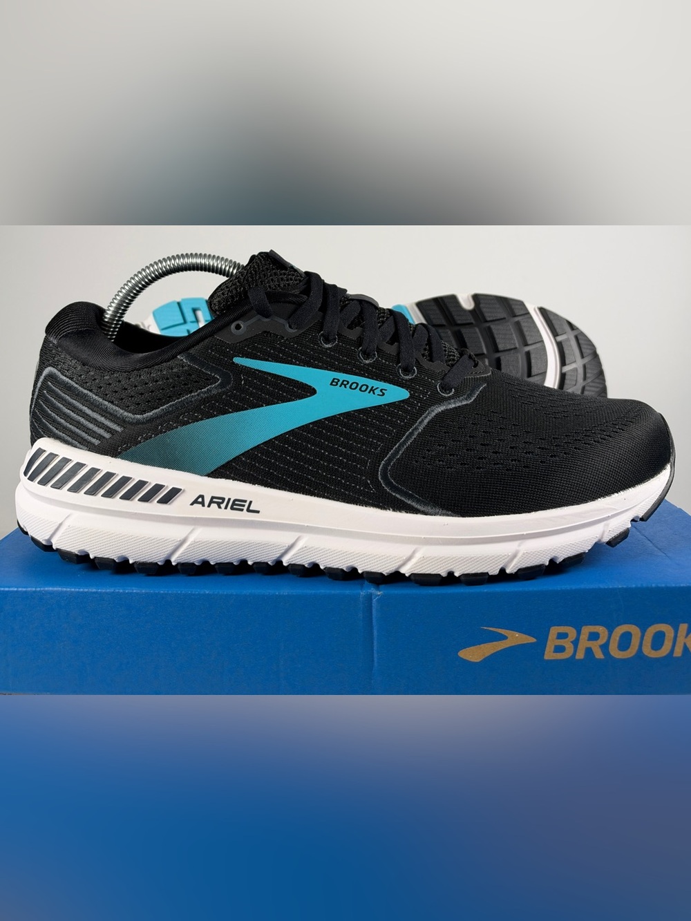 Brooks Ariel 20 Women's Running Shoes Mesh Black/Blue/White US 11.5B
